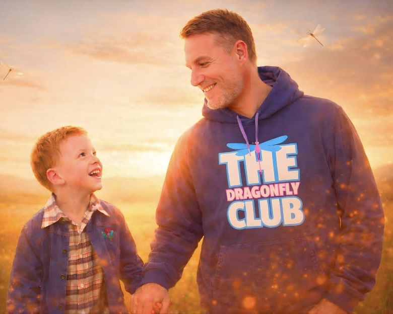 Jonathan walking with his inner child at sunset